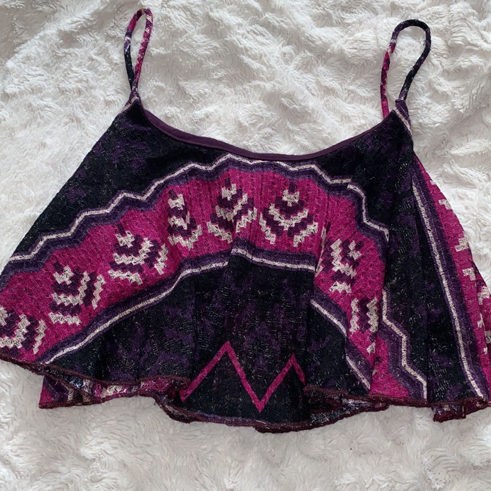 Blush crop top nwt